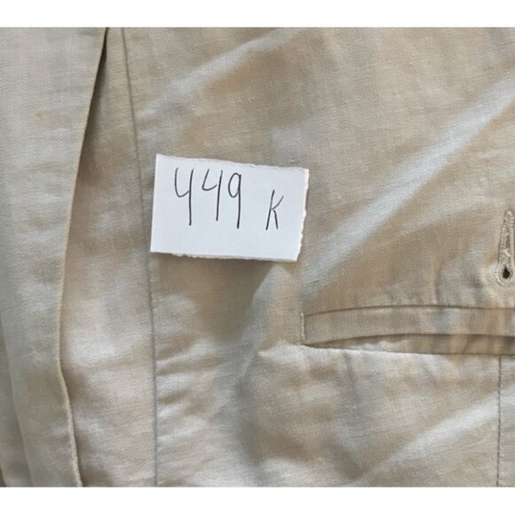 Cubavera Mens Beige Linen-Blend Pants Size 34x30 - Picture 6 of 6